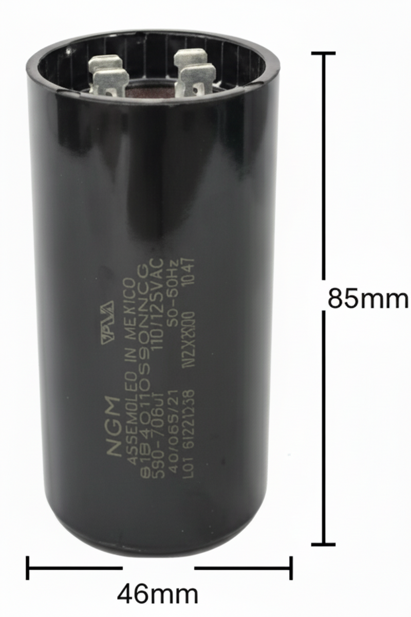 Capacitor de Arranque NGM 540-648 mfd 127V |Condensador de Arranque (B4)