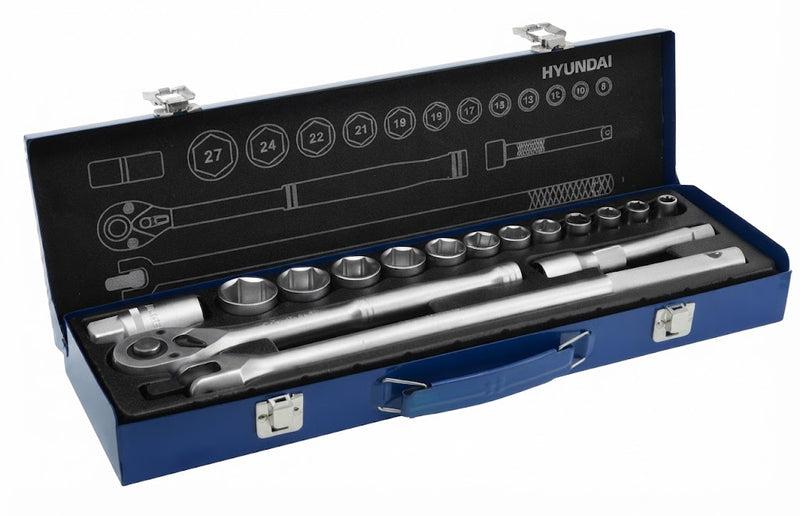 Juego de Autocle Cuadro 1/2” | Alto Torque | Modelo HYJH16