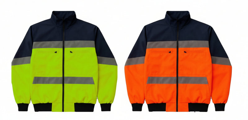 Chamarra Impermeable Industrial | Con Bolsas de Cargo y Reflejante Textil