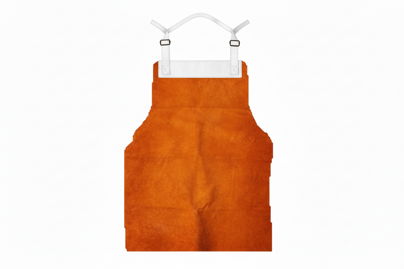 Pechera de Carnaza Industrial | Color Naranja de Alta Visibilidad