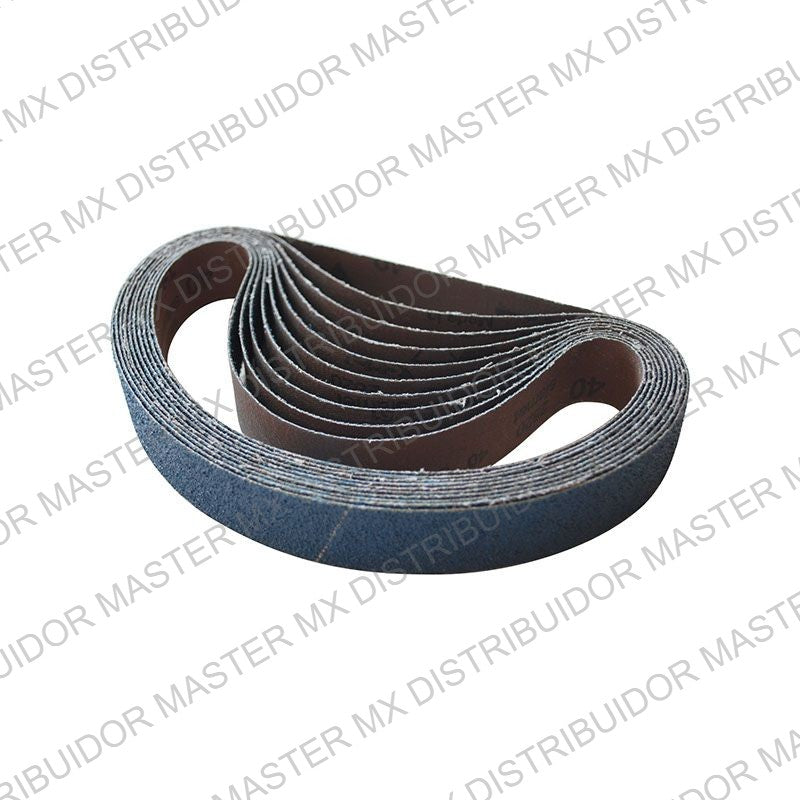 Bandas de Lija Chicago Pneumatic 520 x 20 mm Grano 100 - Paquete 10 Piezas