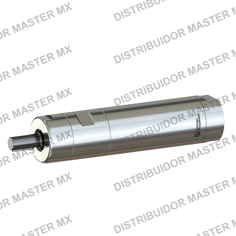 Motor Neumático de Aire Chicago Pneumatic MR25-640-KSL | ATEX | Acero Inoxidable | 160W | Reversible | 640 rpm | Eje con Cuñero