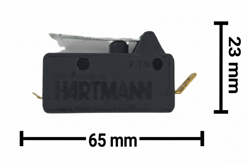 Pastilla Hartman para Microswitch Siemens 65mm x 23mm | Repuesto Modular de Conmutación Eléctrica