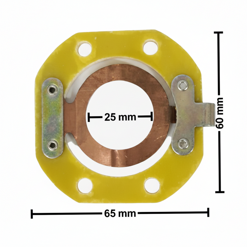 Platino para Mini Esmeril 65mm x 60mm x 25mm | Conmutación Compacta para Motores de Alta Velocidad