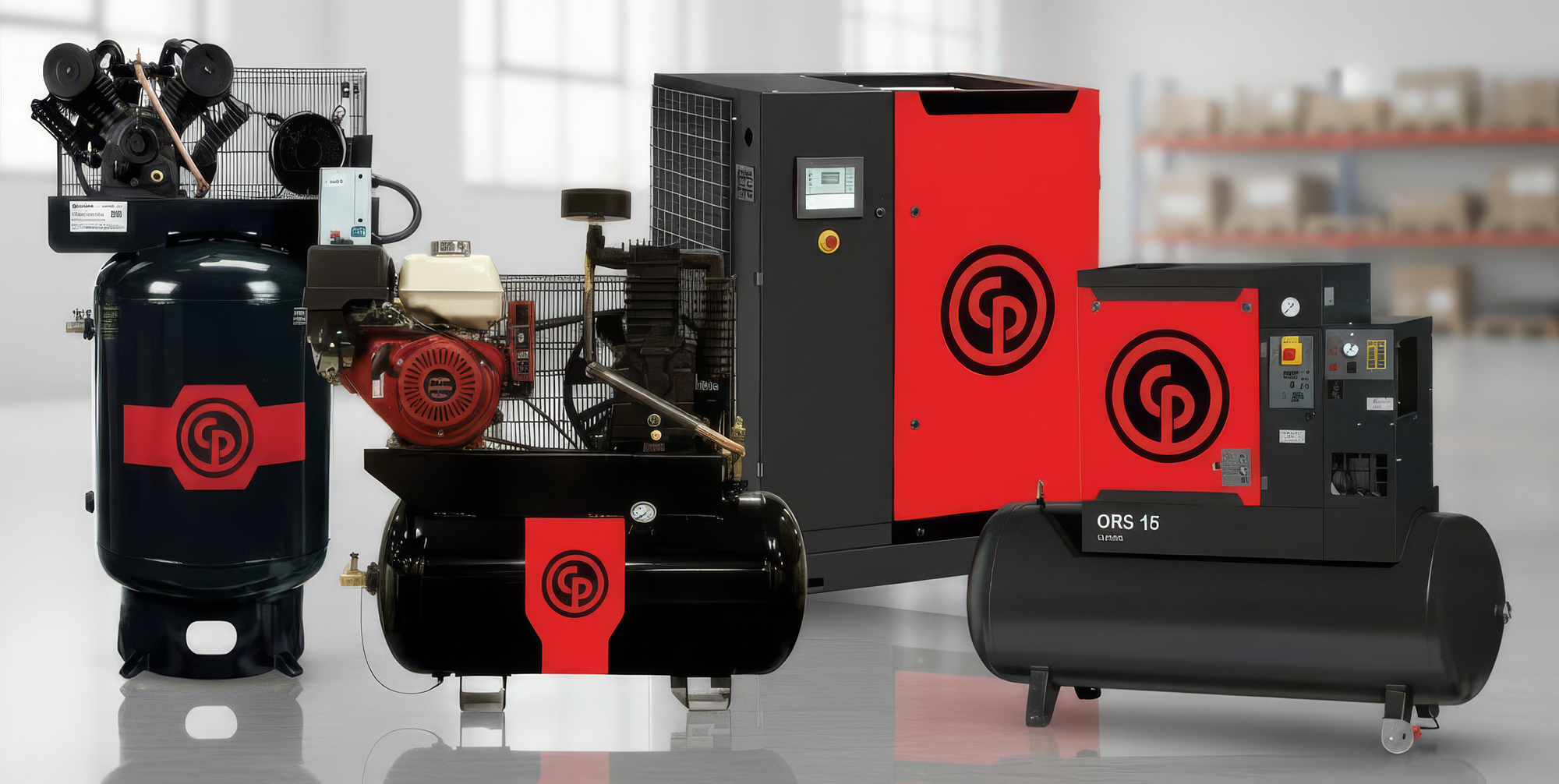 Compresores industriales Chicago Pneumatic Distribuidor Master MX