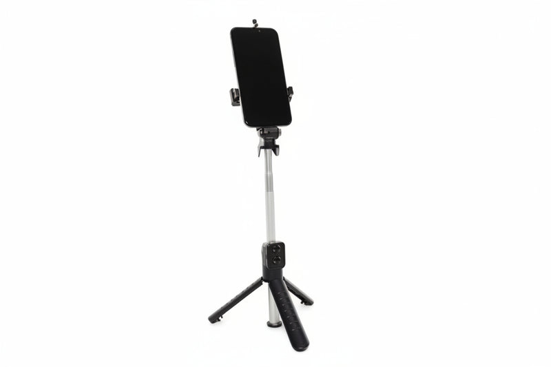 Trípode extensible para telefono de 71 cm con control remoto Tripie Soporte Bluetooth