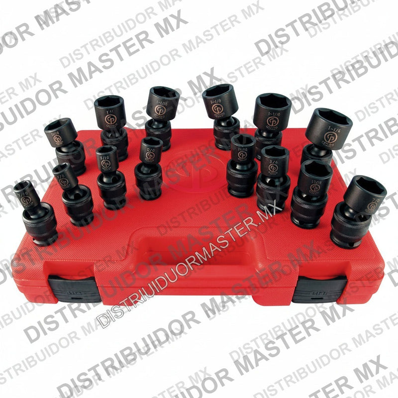 Juego de Dados de Impacto Flexibles | SS4014U | Mando 1/2" | Chicago Pneumatic