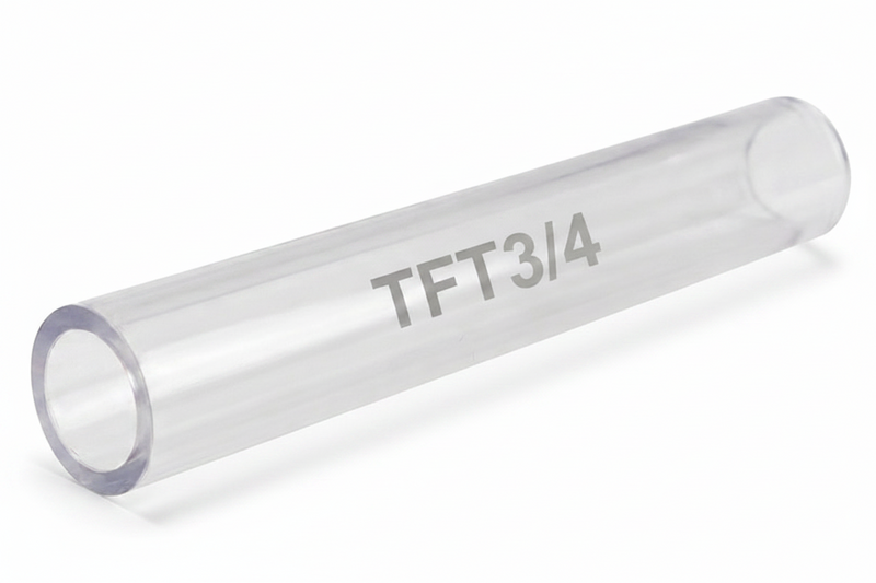 Tubo Termocontráctil (Termofit) de Pared Delgada: 3/4" (Transparente)
