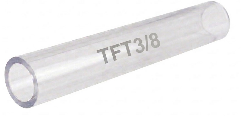 Tubo Termocontráctil (Termofit) de Pared Delgada: 3/8" (Transparente)