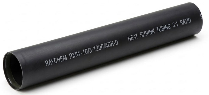 Tubo Termocontráctil (Termofit) Raychem: 10/3 (Negro)