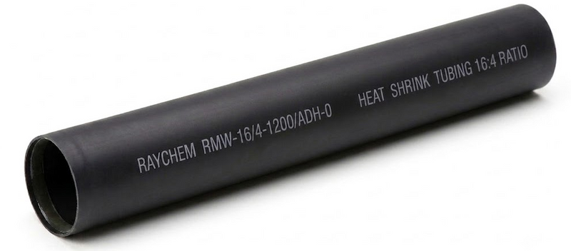 Tubo Termocontráctil (Termofit) Raychem: 16/4 (Negro)