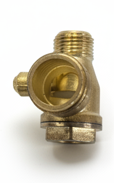 Válvula Trompo 1/2" x 3/8" x 1/4"| Distribuidora y Reductora de Precision