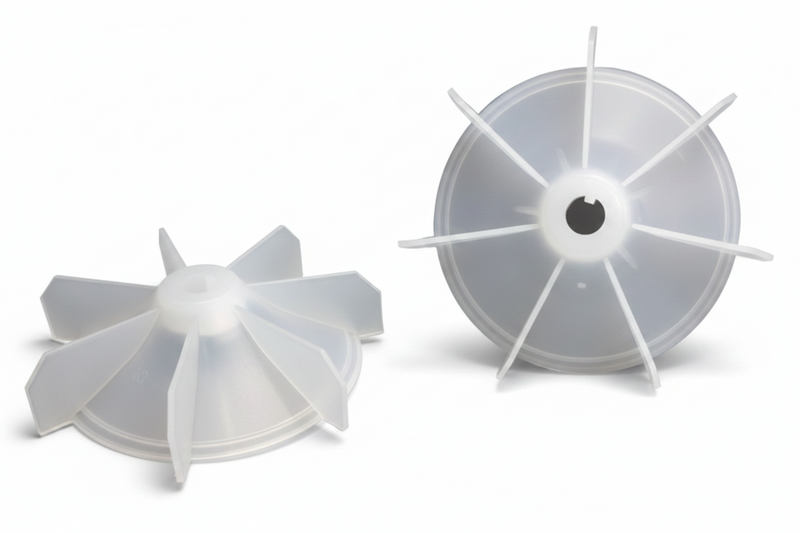 Ventilador Siemens | Modelo VP1 con Caña (Chavetero), 1/2" (12.7mm), 24mm (Buje), 143mm x 34mm