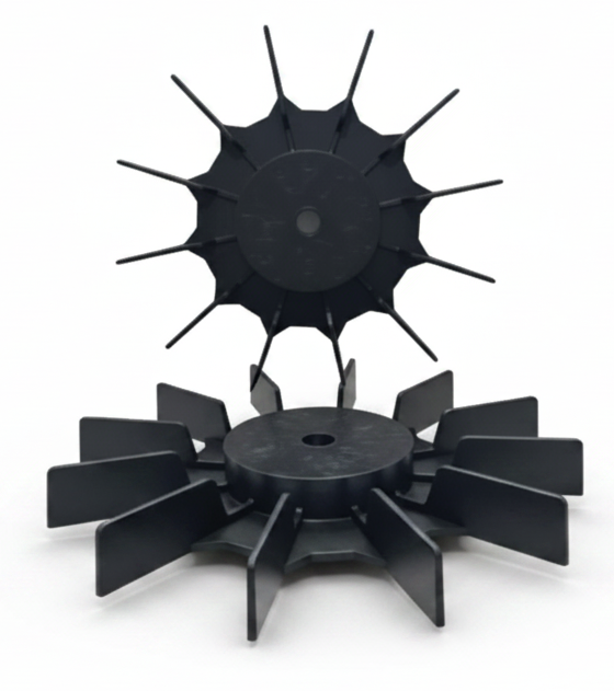Ventilador Universal | Modelo VP76 (Redondo), 50 a 100 HP, 24mm, 400mm x 45mm