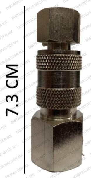 Juego de cople rapido hembra de 1/2 X 1/4 npt y espiga hembra de 1/2 X 1/4 npt