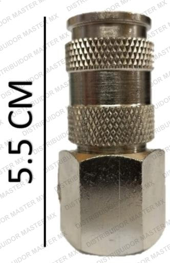 Juego de cople rapido hembra de 1/2 X 1/4 npt y espiga hembra de 1/2 X 1/4 npt