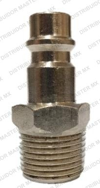 Juego cople rapido rosca macho 3/8 X 3/8 npt  y espiga macho de 3/8 X 3/8 npt