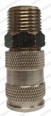 Juego Cople rapido macho de Rosca 1/2 X 3/8 - espiga rosca macho de 1/2 X3/8 npt