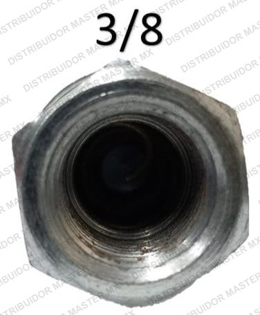 Cople rapido neumatico tipo hembra de 3/8 para espiga de 3/8 y 1/4