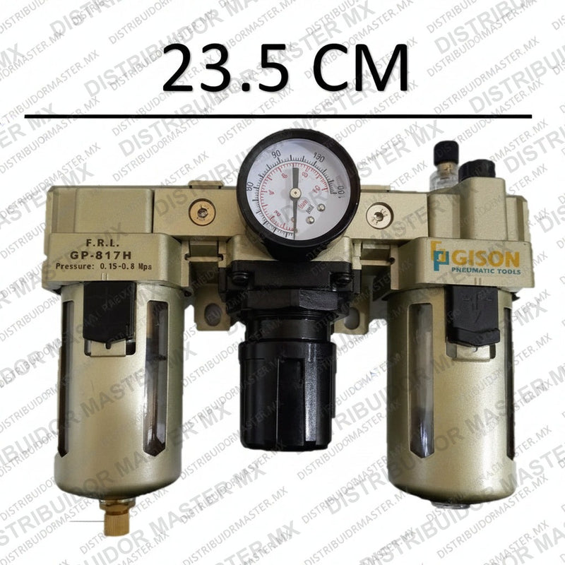 Filtro Regulador Lubricador 1/2" | Unidad de Mantenimiento 150 PSI | FRL