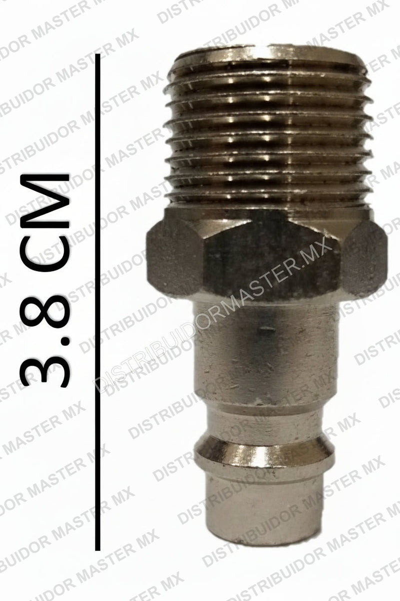 Espiga rosca macho de 3/8 X 3/8 para herramienta neumatica npt