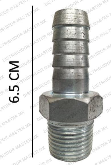 Espiga macho de 1/2 X 1/2   macho  rosca para herramienta neumatica
