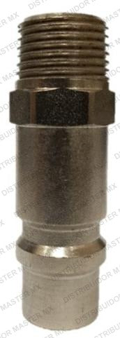 Espiga macho de 3/8 X 1/2 para herramienta neumatica npt