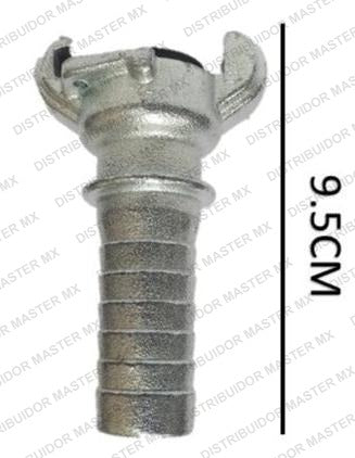 Conexión tipo garra con espiga 3/4"