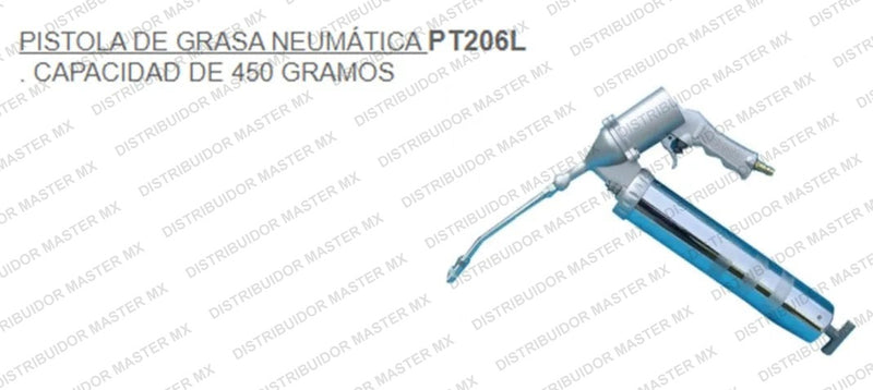 Engrasadora Neumática Portátil | 450 Gramos | PT206L | Grasera de Mano