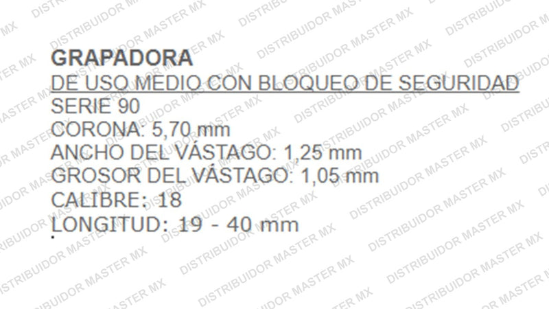 Kit de Engrapadora Neumática | S9040 | Carpintería Industrial