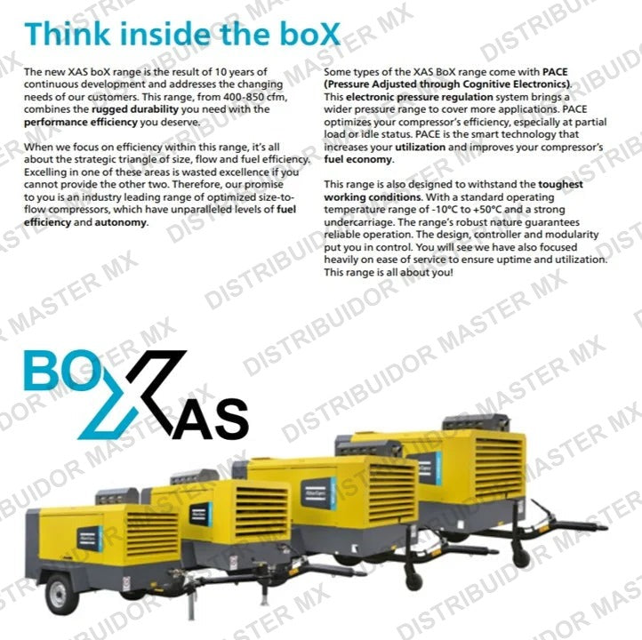 XAS400 Atlas copco Compresor Diesel
