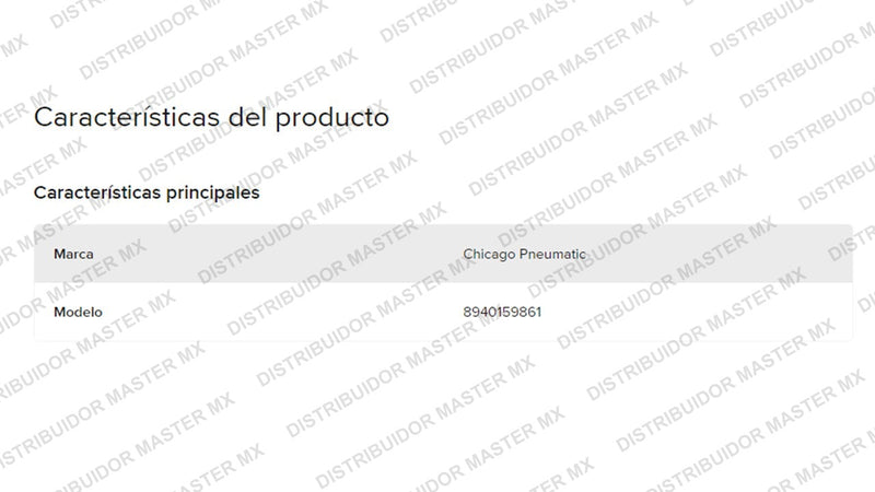 8940159861 Fijador de Cincel (Retainer) Chicago Pneumatic