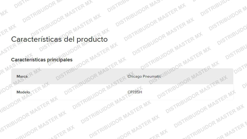 Taladro 1/2 Neumático Cp 785 H  Chicago Pneumatic
