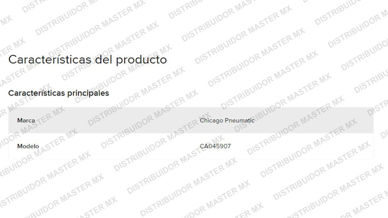 CA 045907 Yunque de Martillo 1/2" para CP 734H | Eje de Transmisión de Alta Resistencia para Llave de Impacto