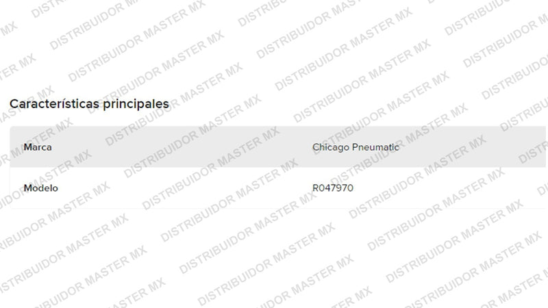 R 047970 Side Bolt Chicago Pneumatic | Tornillo Lateral (Perno Pasante)