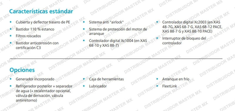 XAS88 Compresor Diesel Atlas Copco