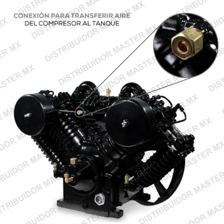 Cabezal de piston 10 HP para compresor Lubricado
