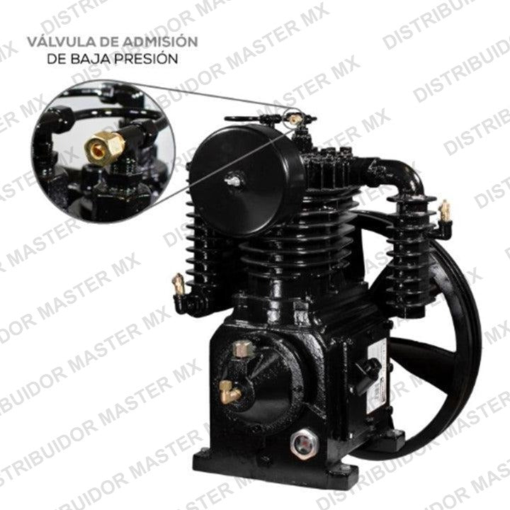 Cabezal de pistón 5 HP para compresor Lubricado