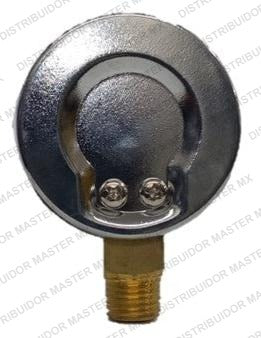 Manómetro Milwaukee 200 PSI | Reforzado con Conexión Posterior o Inferior