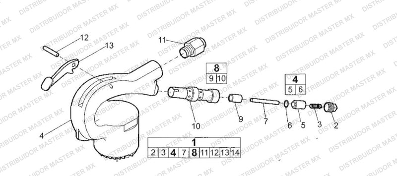 Mango Completo P007164 | Chicago Pneumatic