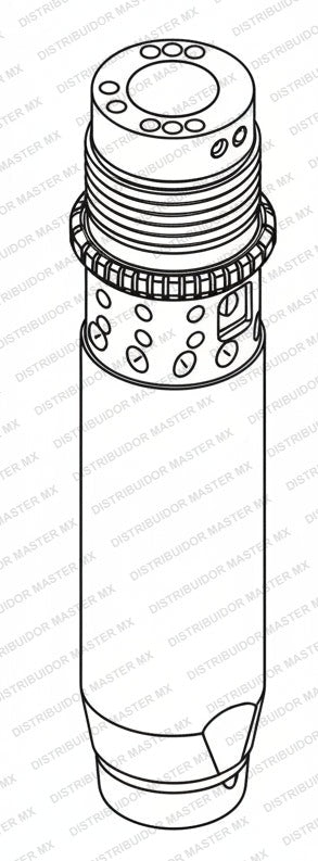 Cilindro para Modelo CP 4123-3R Chicago Pneumatic | Cuerpo de Impacto Extendido para Remachado Estructural