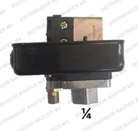 Interruptor de Presión (Presostato) para Compresor | 220 V | 1 Vía | 200 PSI