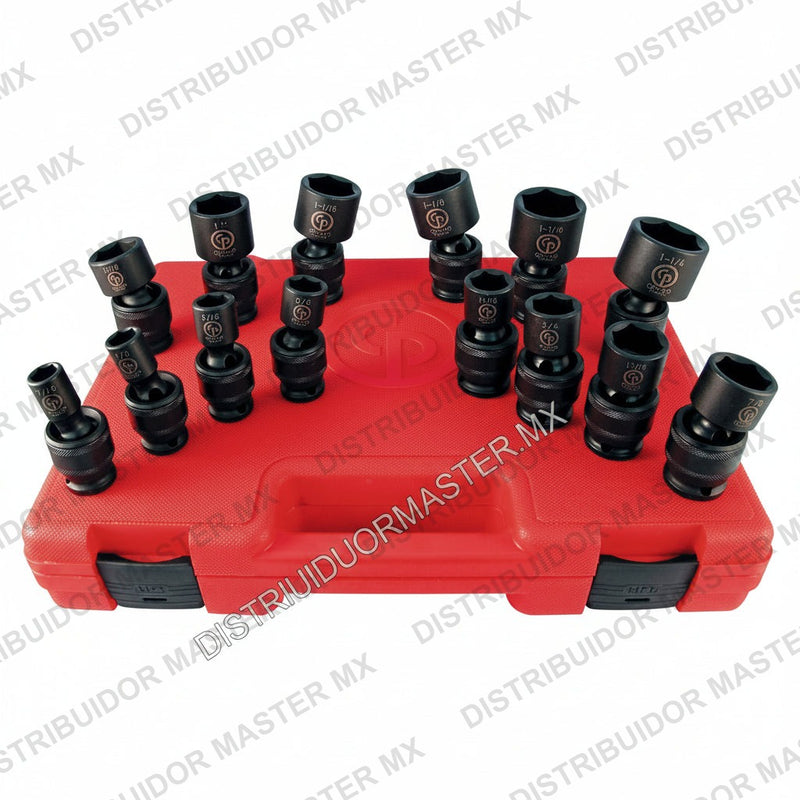 Juego de Dados de Impacto Flexibles | SS4014U | Mando 1/2" | Chicago Pneumatic