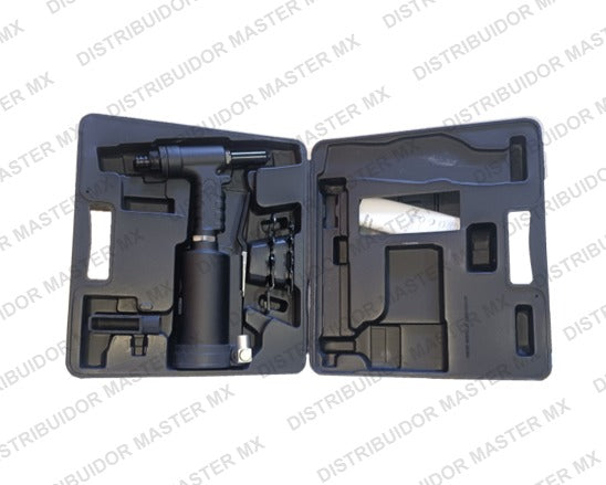 Remachadora 5 en 1 neumatica de remache de Aluminio GP-485L 3/32", 1/8", 5/32", 3/16", 1/4"