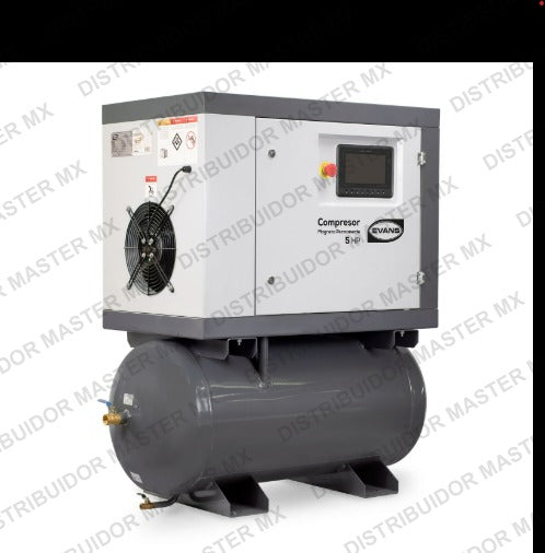 Compresor de Tornillo 5HP 220V 1F Tanque Incluido 5 HP
