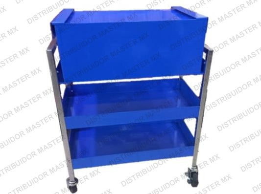 Carrito de herramienta Lee Tools 2 cajones azul