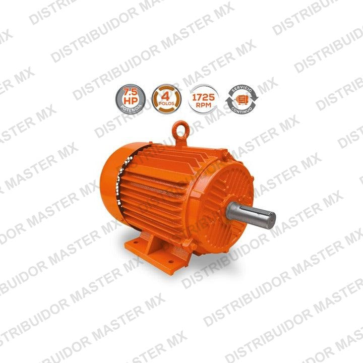 Motor Eléctrico EVANS 7.5 HP | 4 Polos Reversible | Trifásico 220/440V