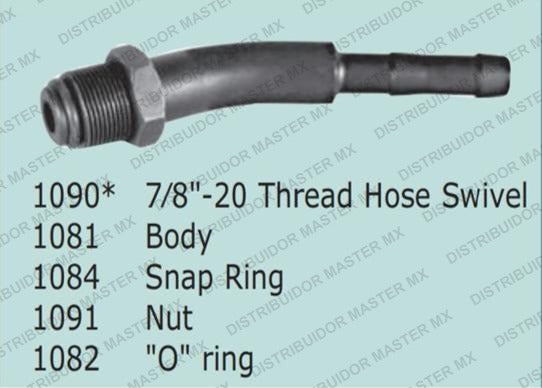 1090 Conexion Swivel Hose Rosca Macho 360 °