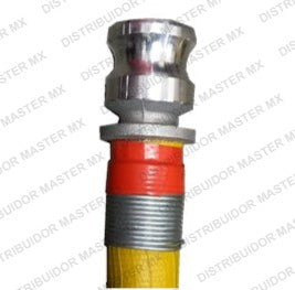 Manguera de Alta Presión de 1" con Acoplamiento Rápido Camlock | 30 Metros para Aire Comprimido