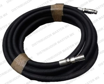 Manguera Hidráulica Goodyear 1/2" | 3,500 PSI | 15 m con Conexiones Rápidas | Trabajo Pesado